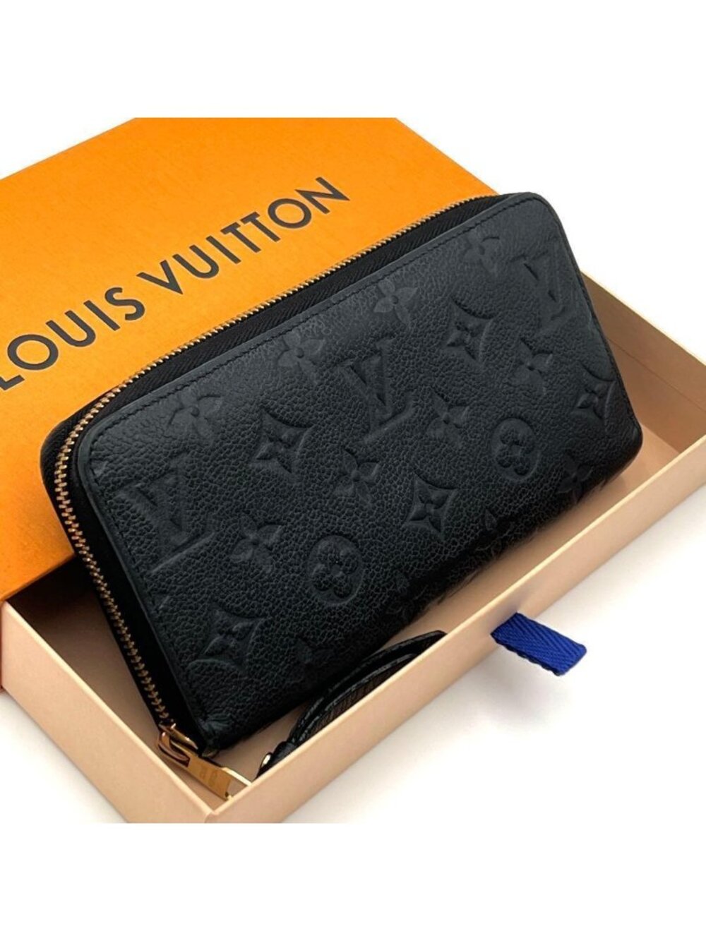 Louis Vuitton Monogram Empreinte Zippy Wallet